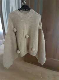 Оригинальный тёплый женский свитер