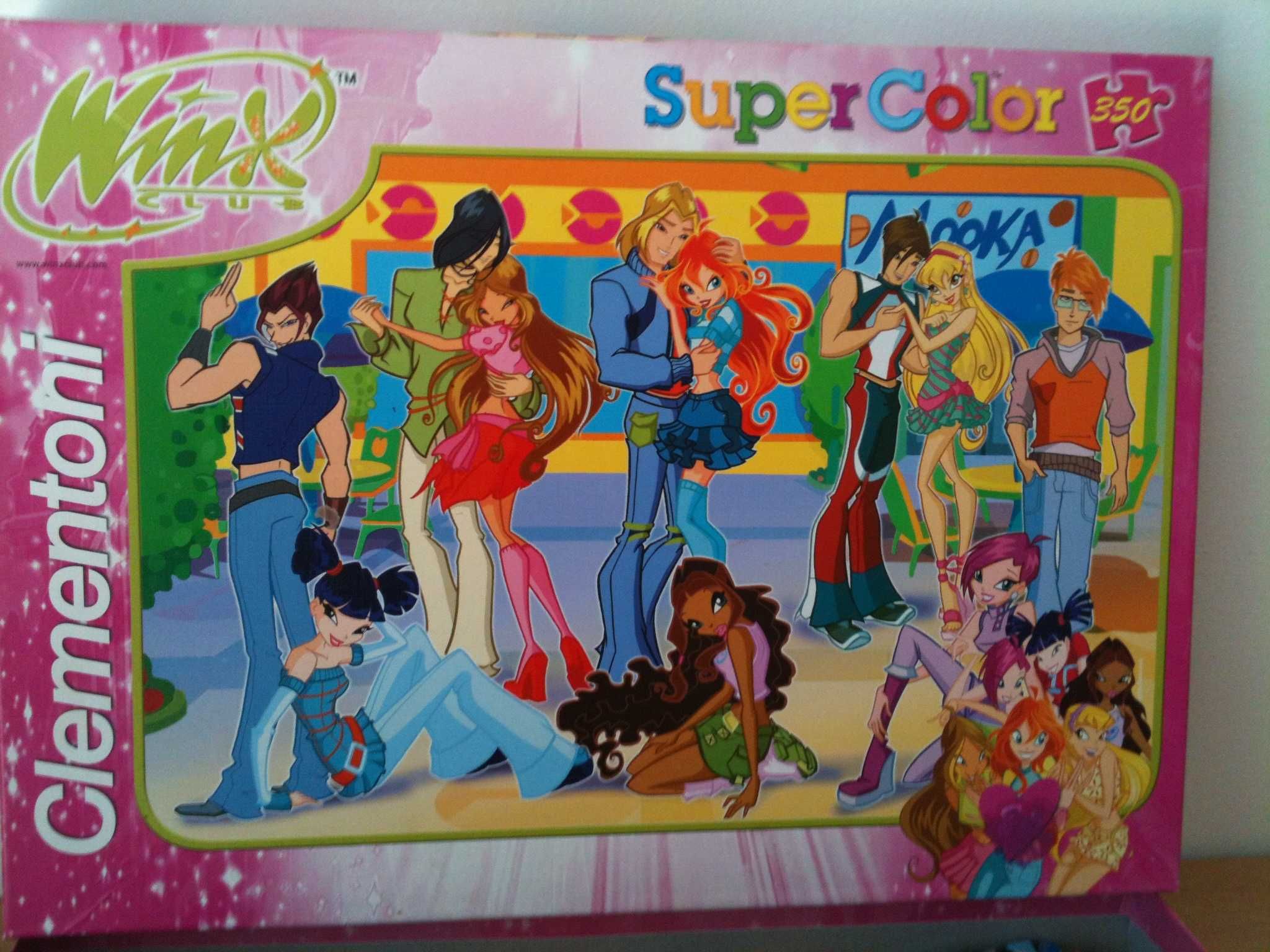 Puzzles: Witch - 250 peças, Winx - 350 peças e Floribela - 100 peças