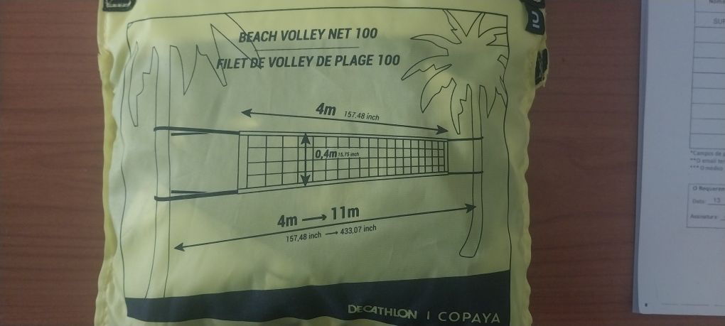 Rede de volley nova