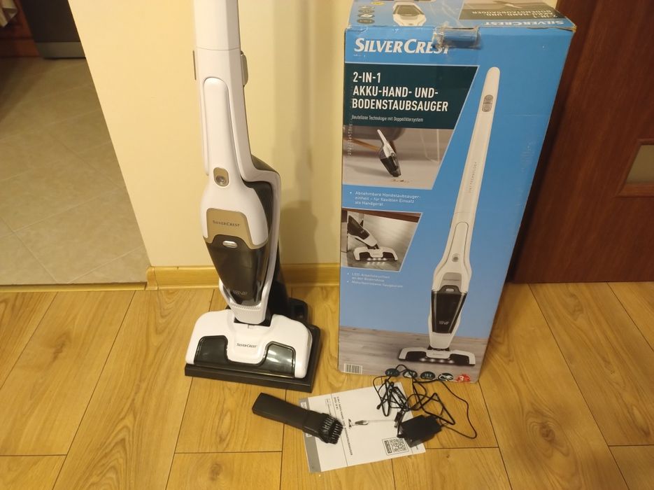Odkurzacz akumulatorowy pionowy SILVERCREST 2w1 SHSS 18 B1