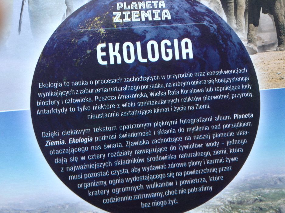 EKOLOGIA Planeta Ziemia piękny album zdjęcia twarda oprawa NOWY prezen