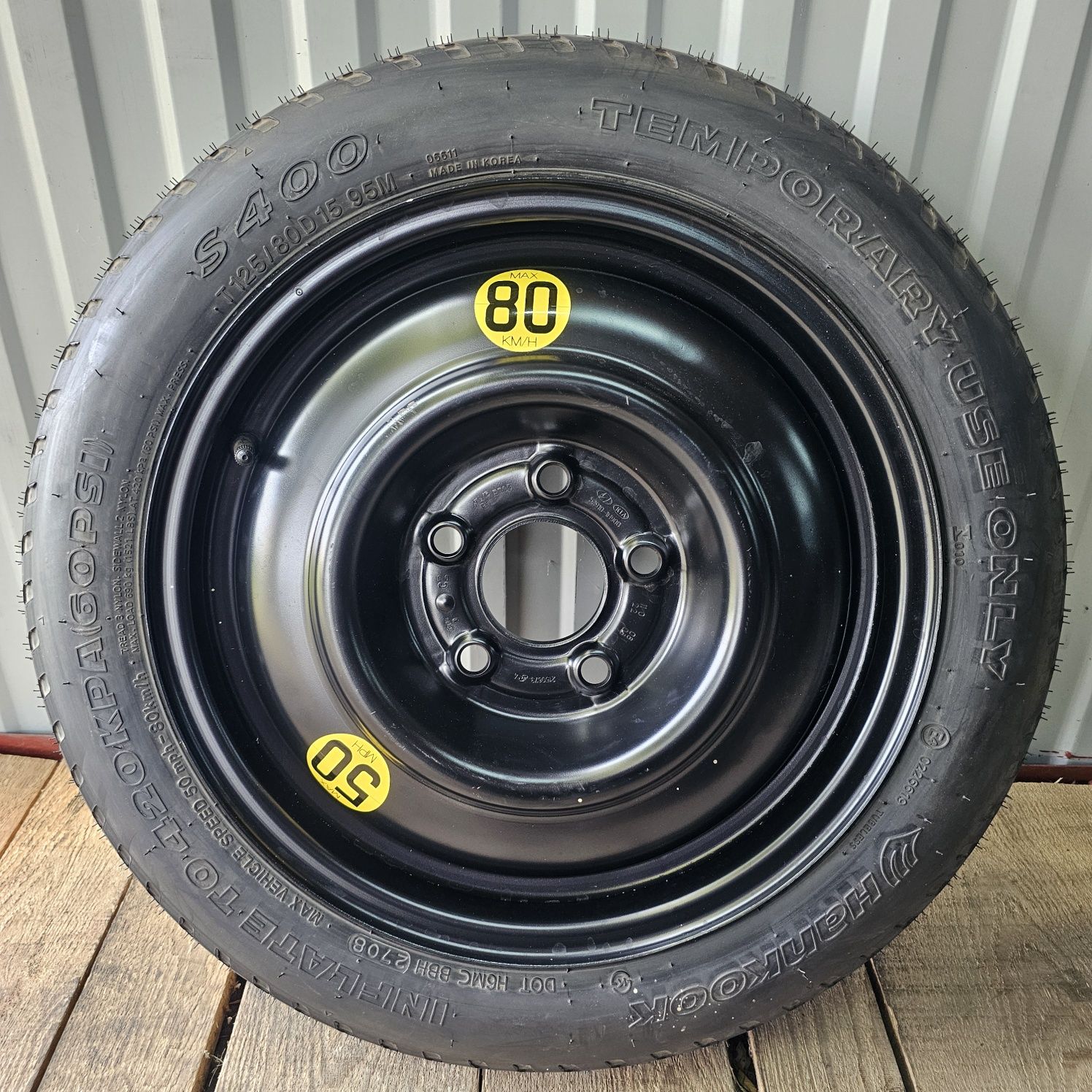 Koło dojazdowe Kia/Hyundai 5x114.3 4jx15 ET30