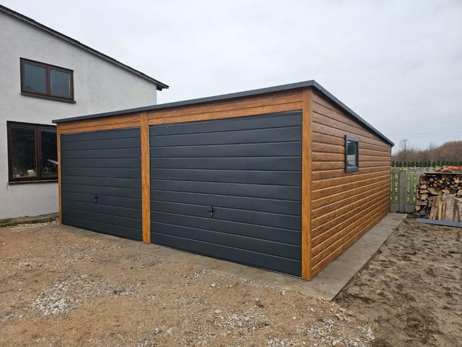 Garaż blaszany 4x6 6x5 6x5,80 6x6 7x6 8x6 9x5 9x6 - PRODUCENT Premium!