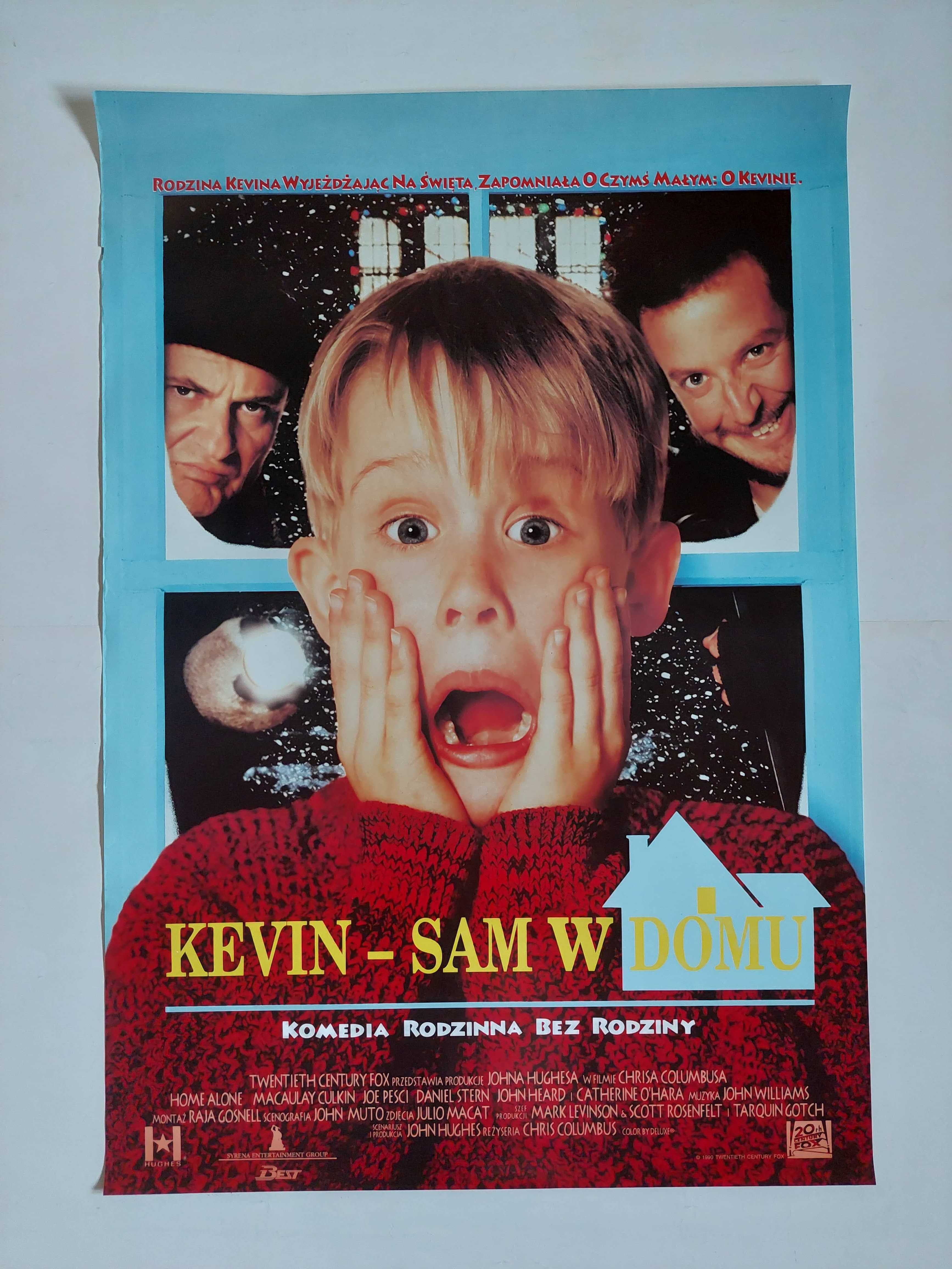 Plakat filmowy oryginalny - Kevin Sam w domu
