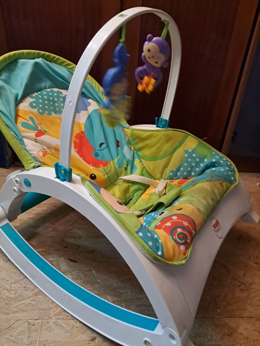 Leżaczek Bujaczek Fisher Price siedzonko