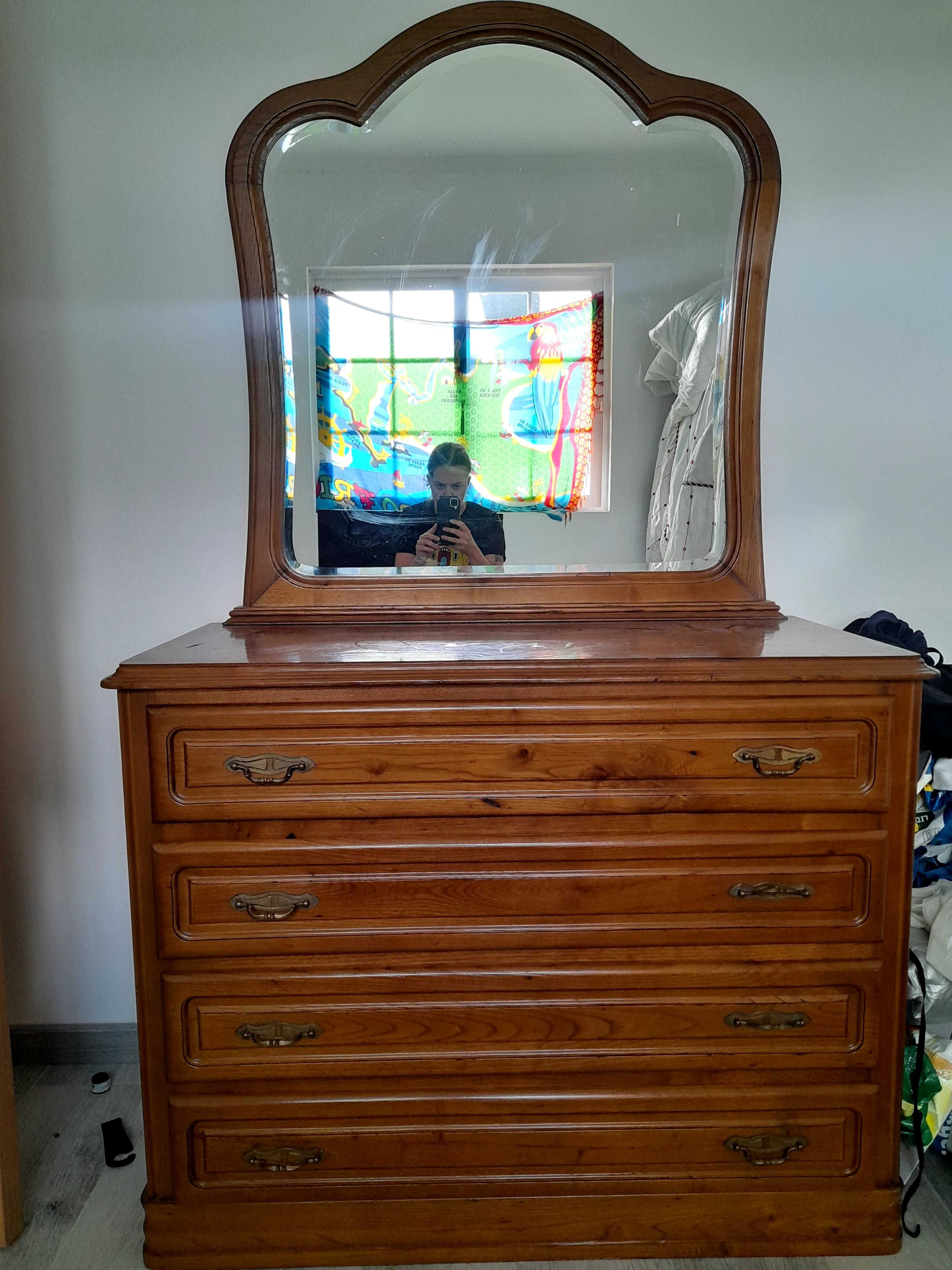 Conjunto para quarto, movel e mesa de cabeceira