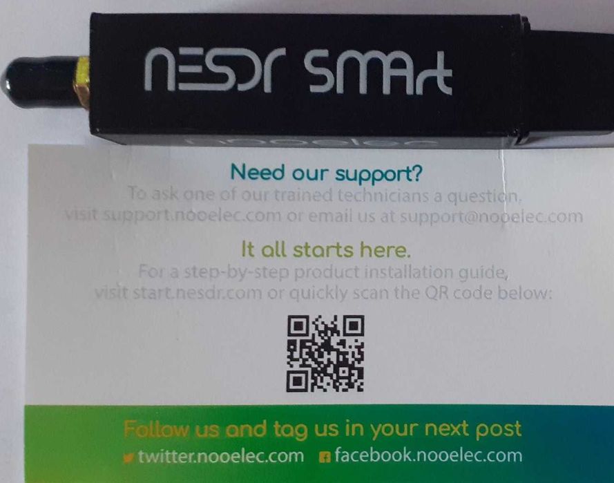 Приемник RTL-SDR v5 NESDR SMArt,  100 кГц-1,75 ГГц пр-во Nooelec США