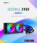GameMax CPU Liquid Cooler lceChill 240V, czarny, NOWY produkt 2025!!!