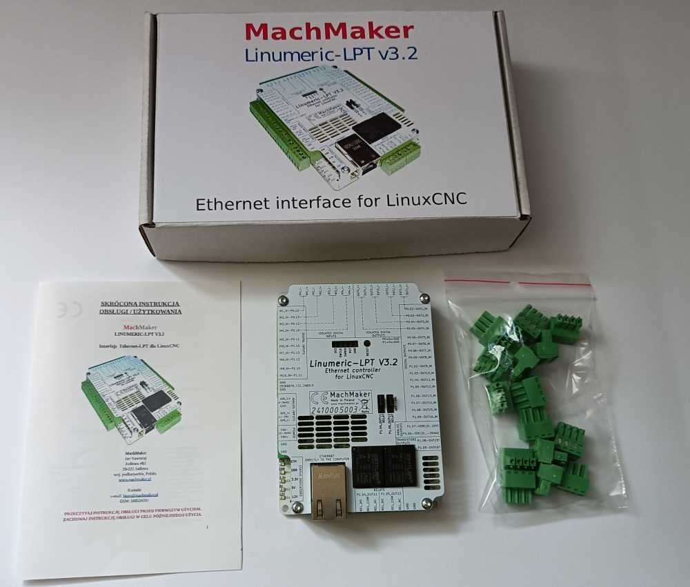 Karta sterowania CNC ETHERNET Linumeryk V3.2 linuxcnc