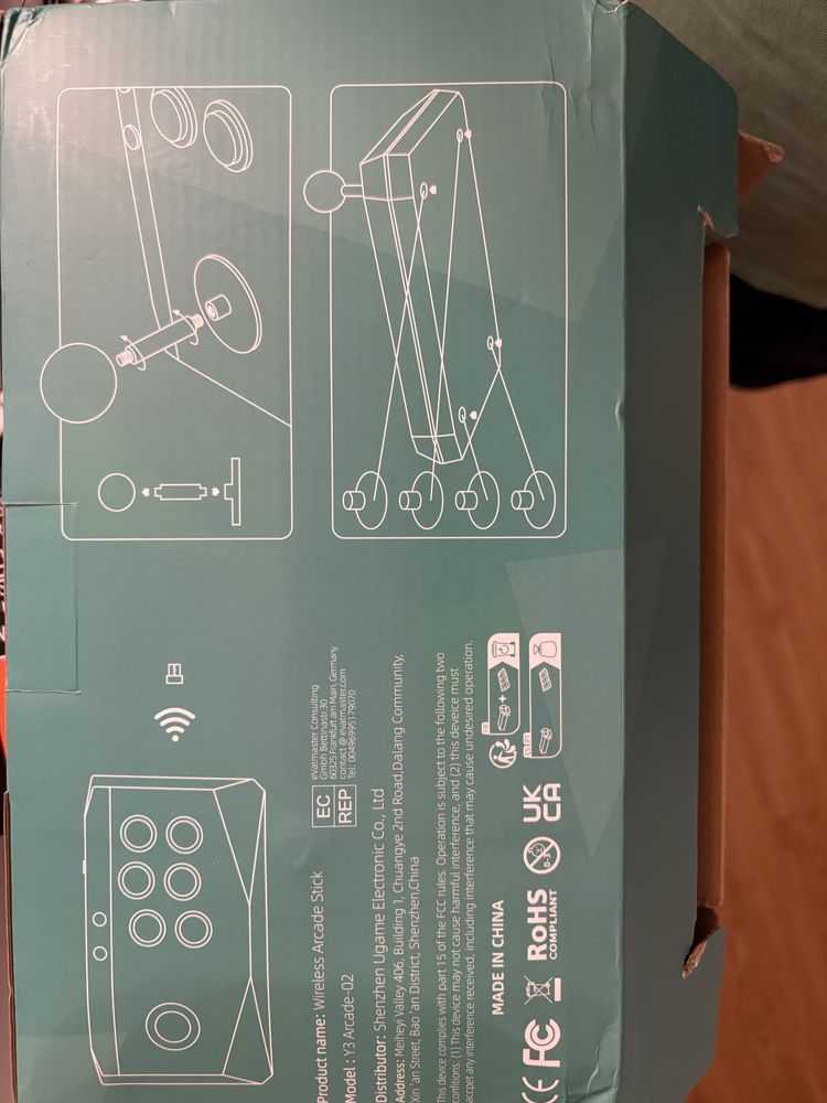 Wireless arcade game stick Y3
