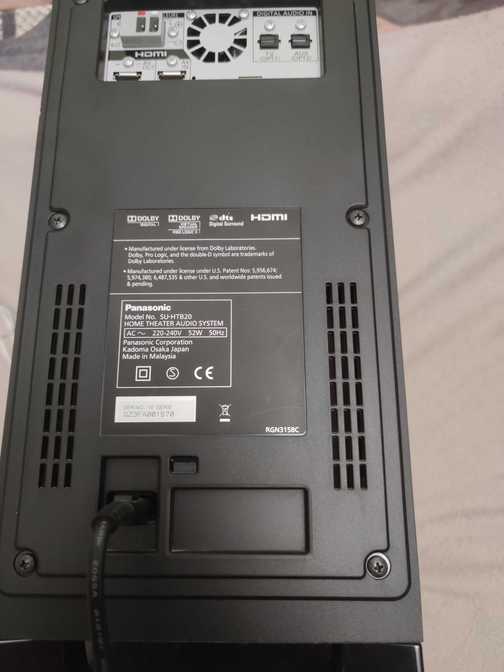Саундбар Panasonic SC-HTB20