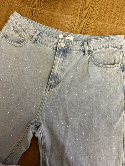 Джинси  44 розмір Saint Genies Diamante Jean Light Blue Denim