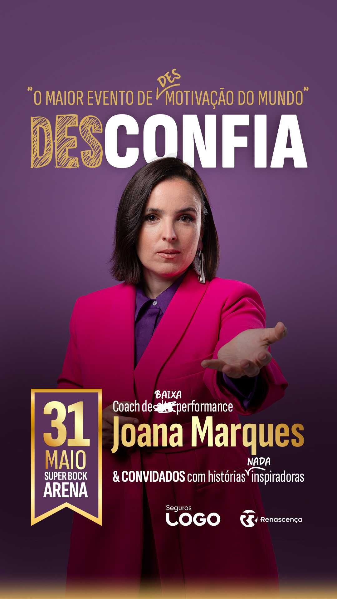 Bilhetes Desconfia - Joana Marques - 31 maio