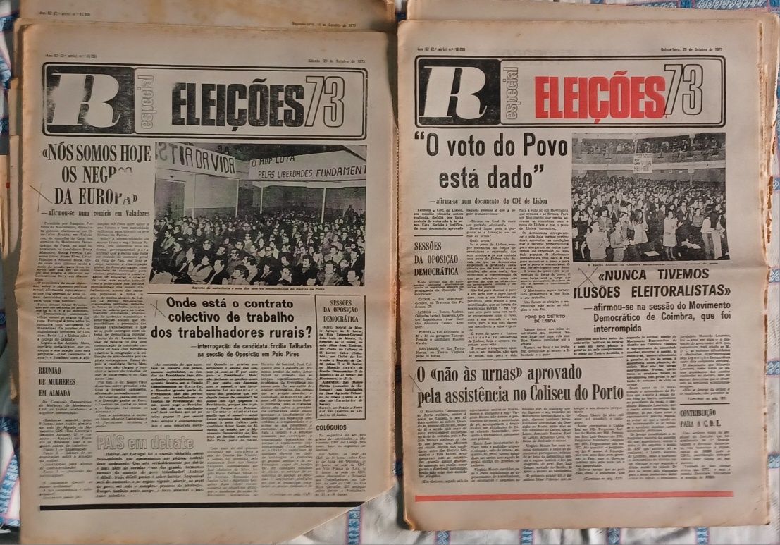 Eleições de 1973 Jornal República