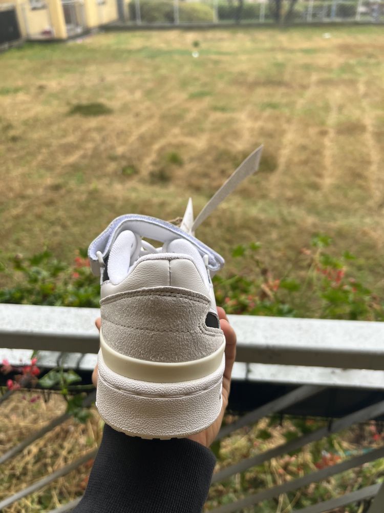 Buty Adidas Forum Low 38 2/3 Beige White Nowe Białobeżowe 38,5 38.5