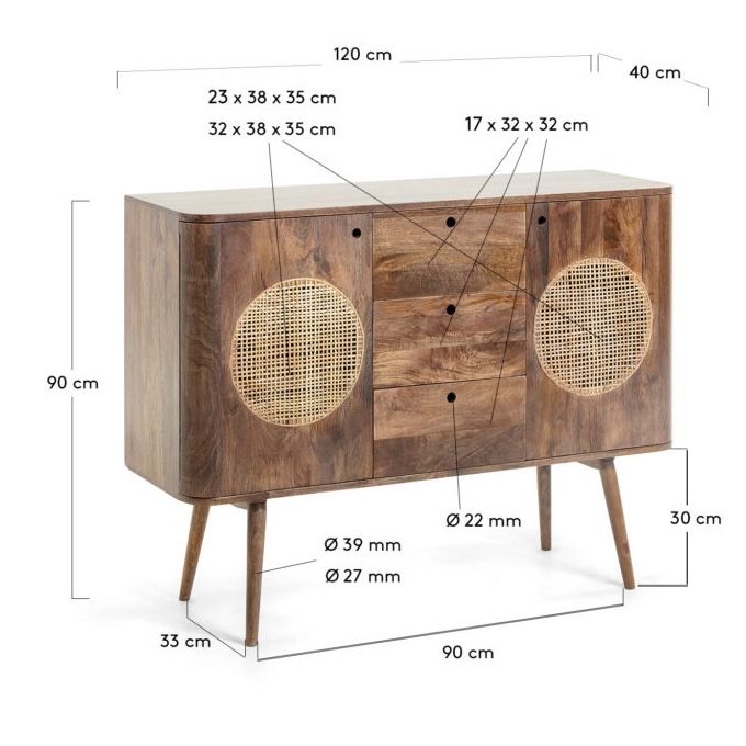 Conjunto Aparador + Móvel de TV