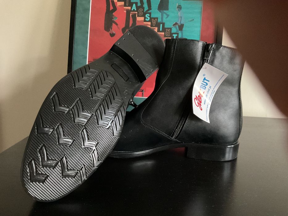 Buty męskie skórzane