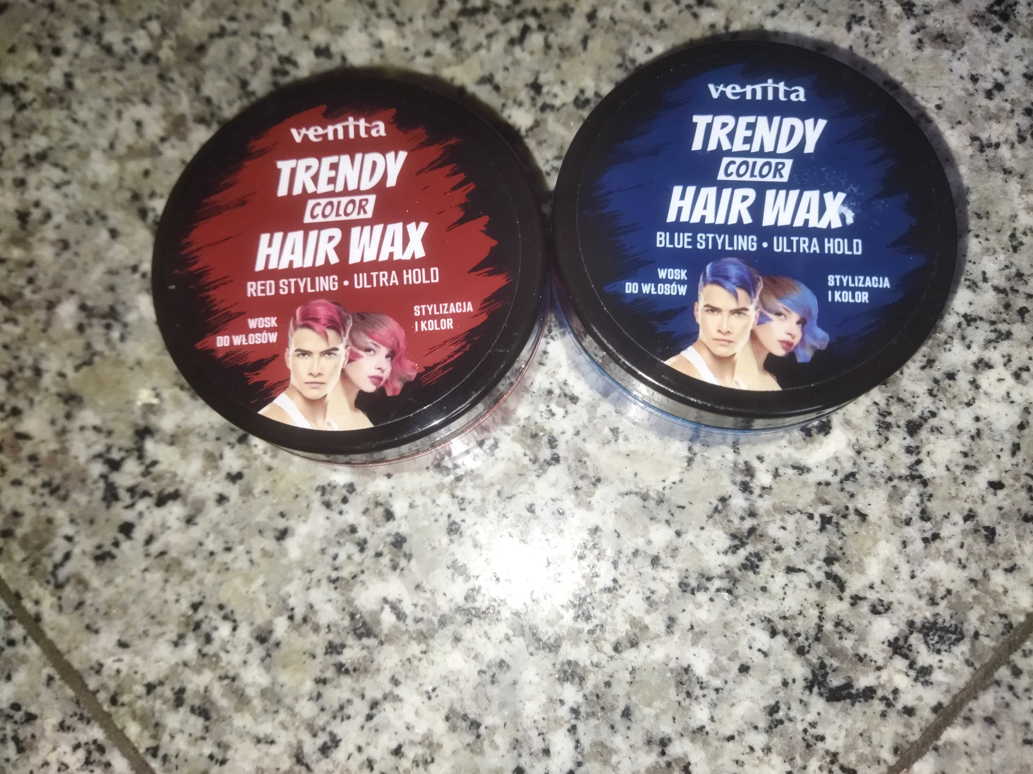 Color Hair Wax Wosk koloryzujący do stylizacji włosów - BLUE 75g