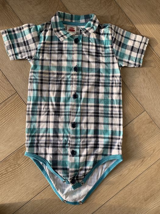 Body chłopięce Makoma 92 eleganckie krótki rękaw