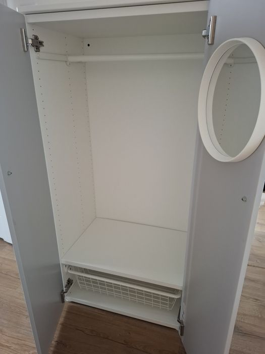 Szafa i komoda Plasta ikea szare