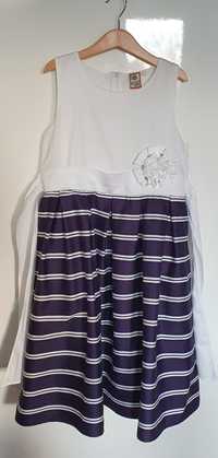 Quadri Foglio-Elegancka sukienka dla dziewczynki  r.146cm
