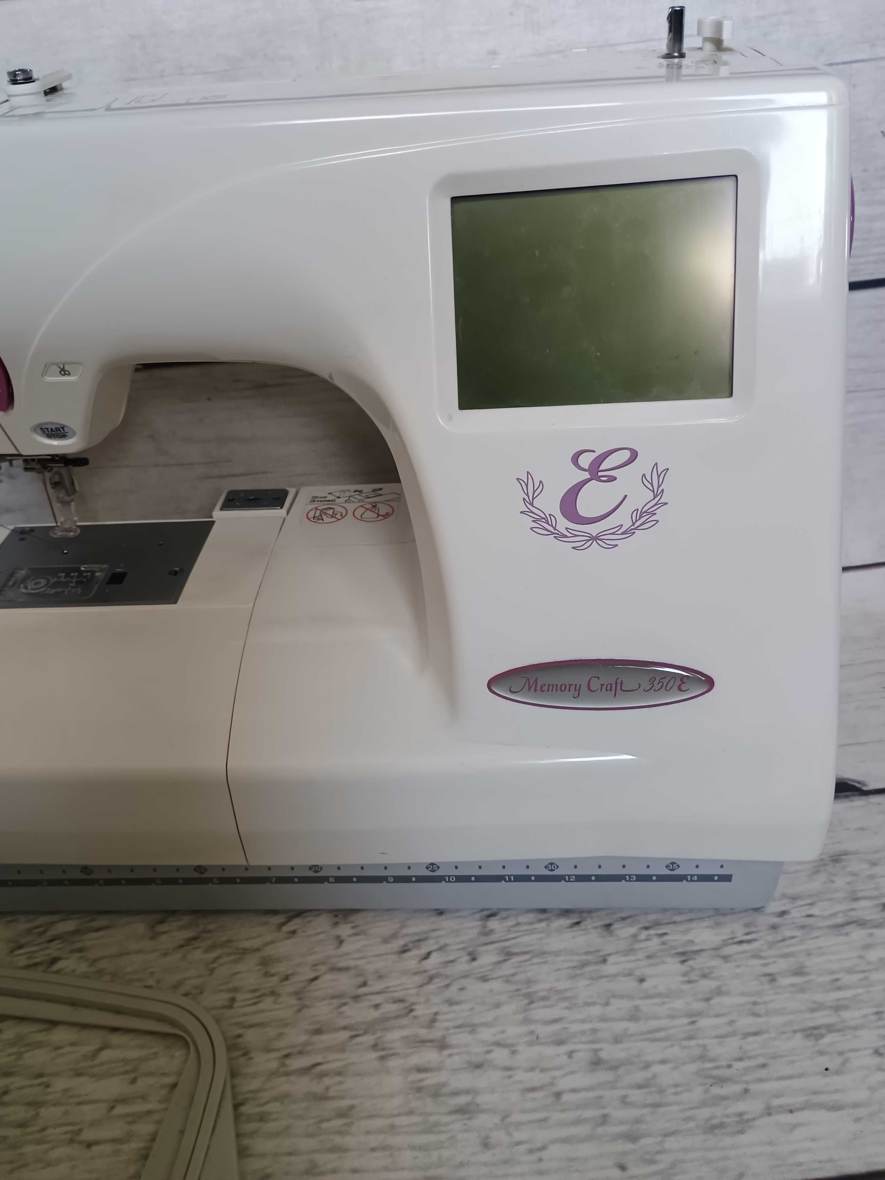Maszyna hafciarka Janome 350 E + oryginalny program do tworzenia haftu