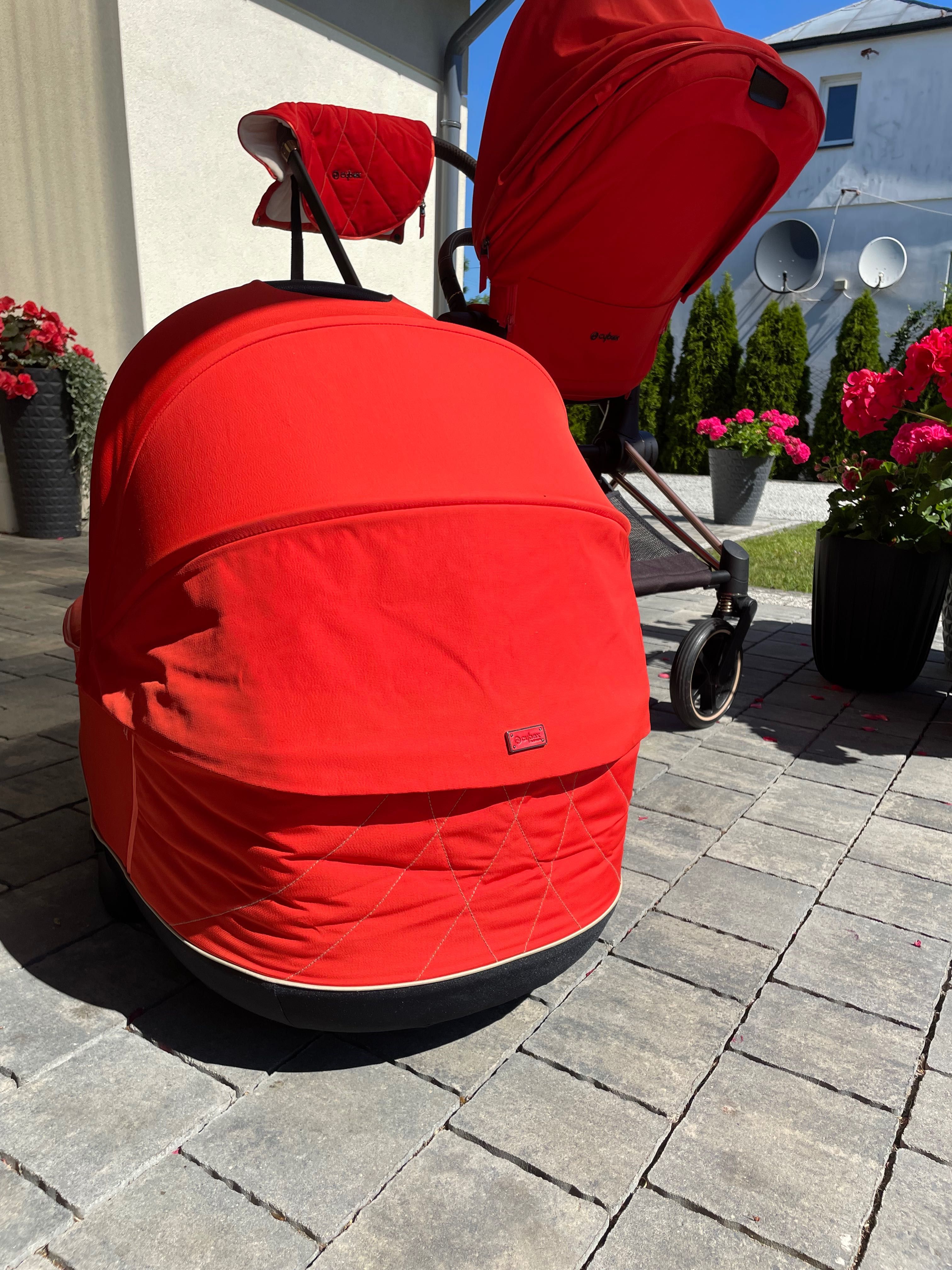 Wózek Cybex Priam 2.0 Autumn Gold rama Rose Gold