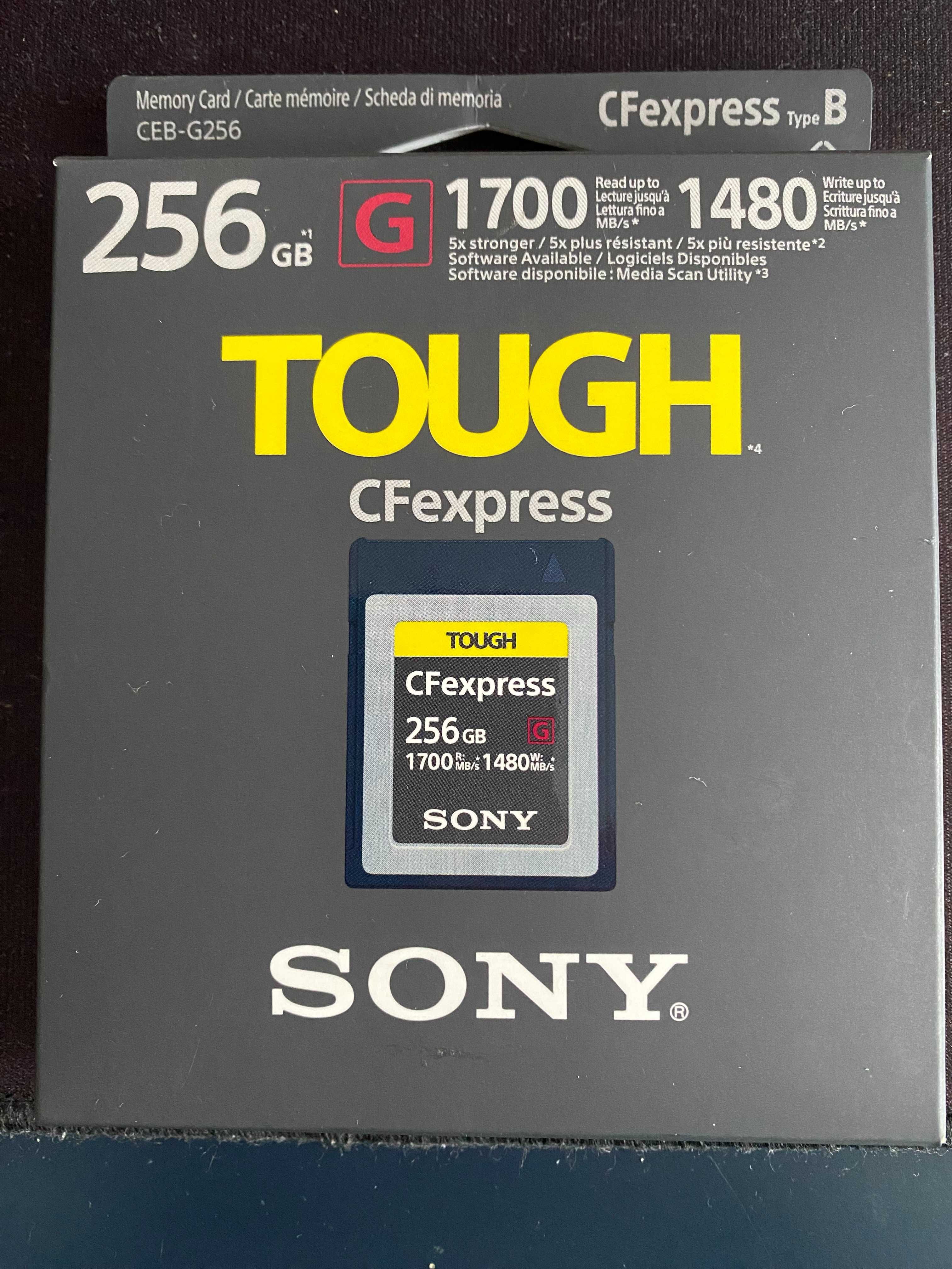 Карта пам'яті Sony CFexpress TOUGH 256Gb