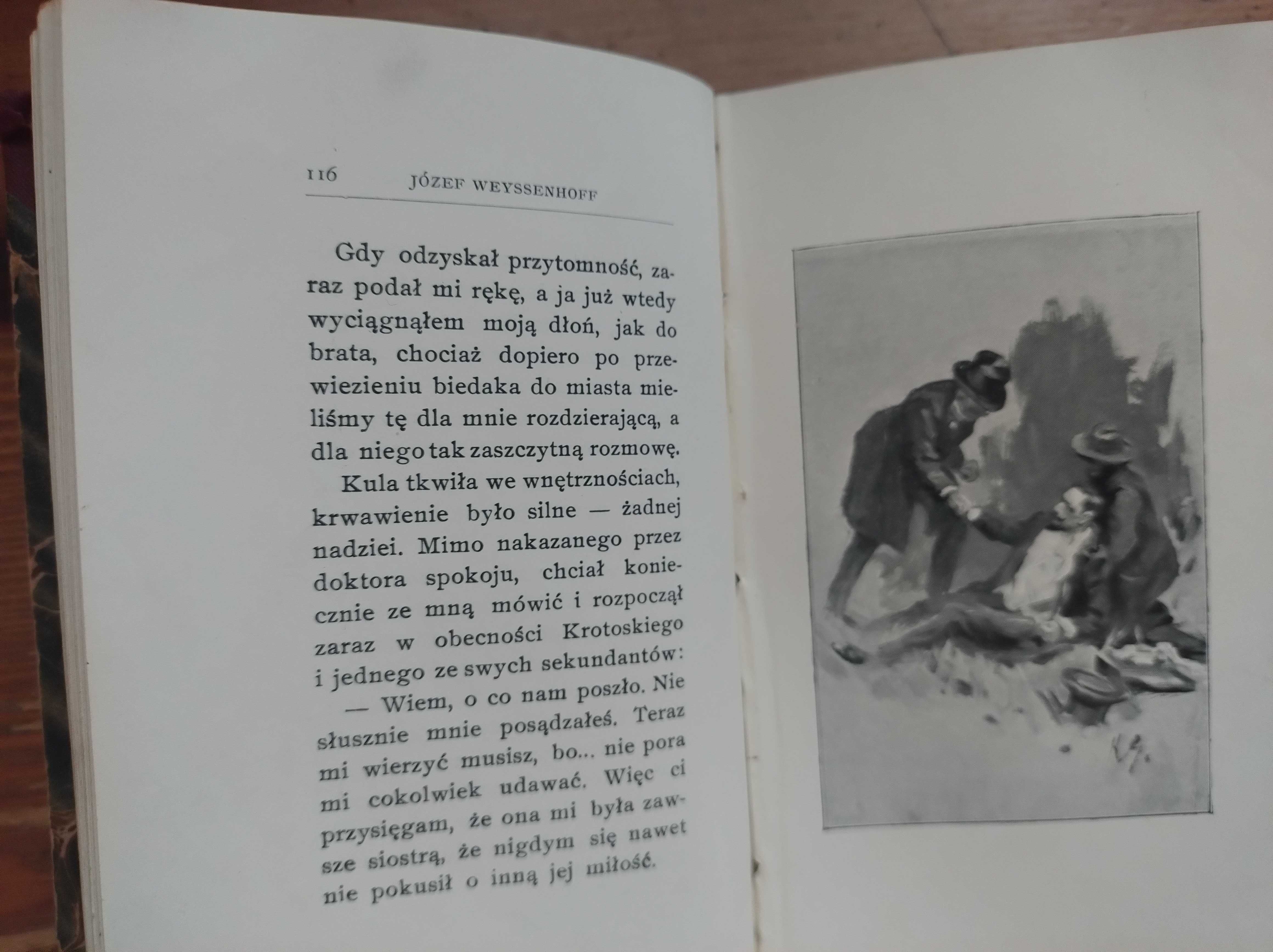 Zaręczyny Jana Bełzkiego  Józef Weyssenhoff, wydanie II, 1904 rok, bdb