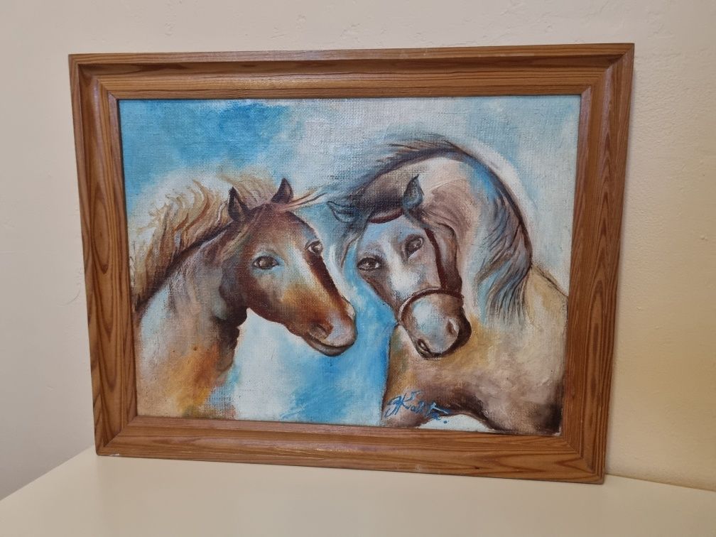 Obraz konie na płótnie