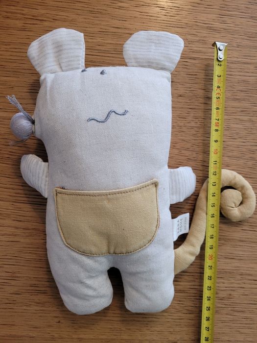 Myszka grzechotka pluszak zara home