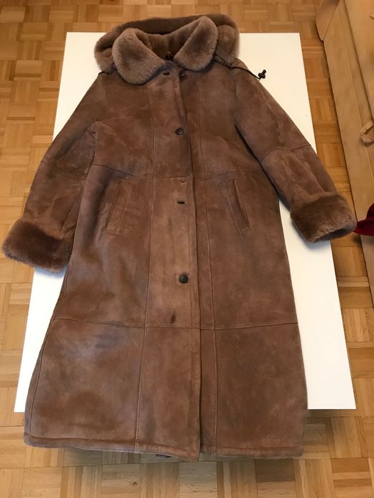 Zimowy kożuch damski