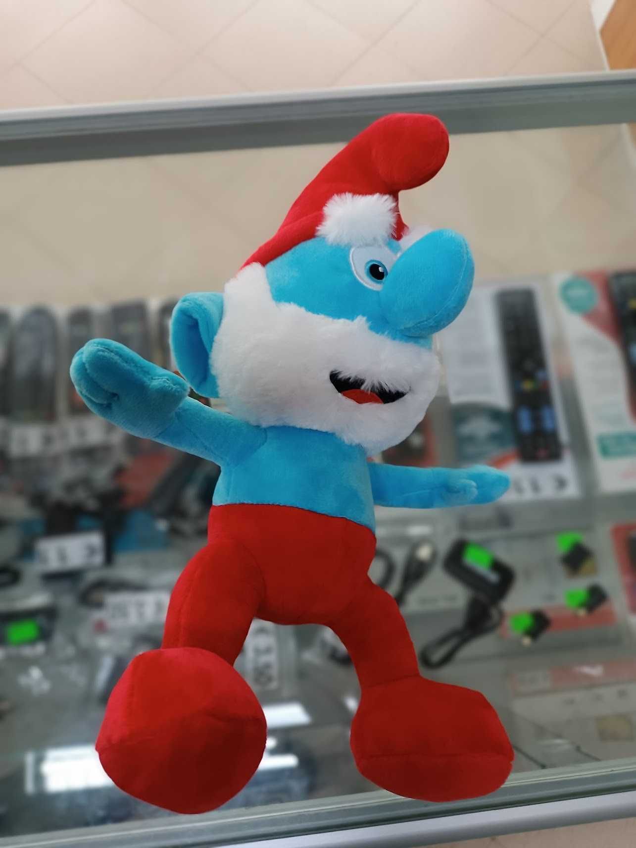 Novidade:Peluche Grande Smurf Smurfs 33cm