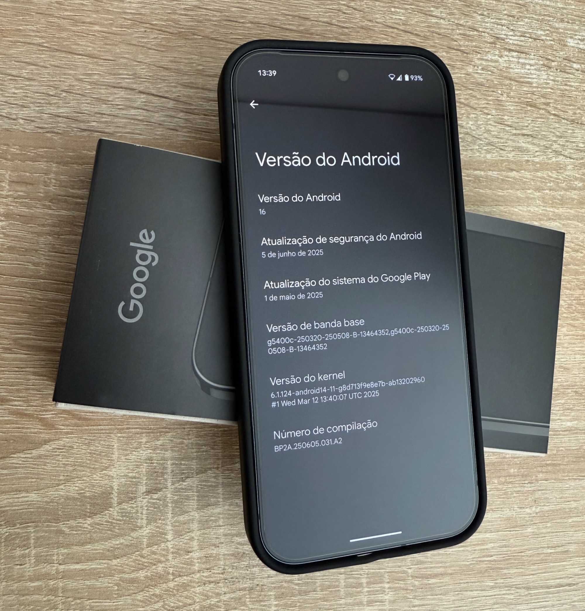 Google Pixel 9 Pro Obsidiana 256 GB novo, capa, película e garantia
