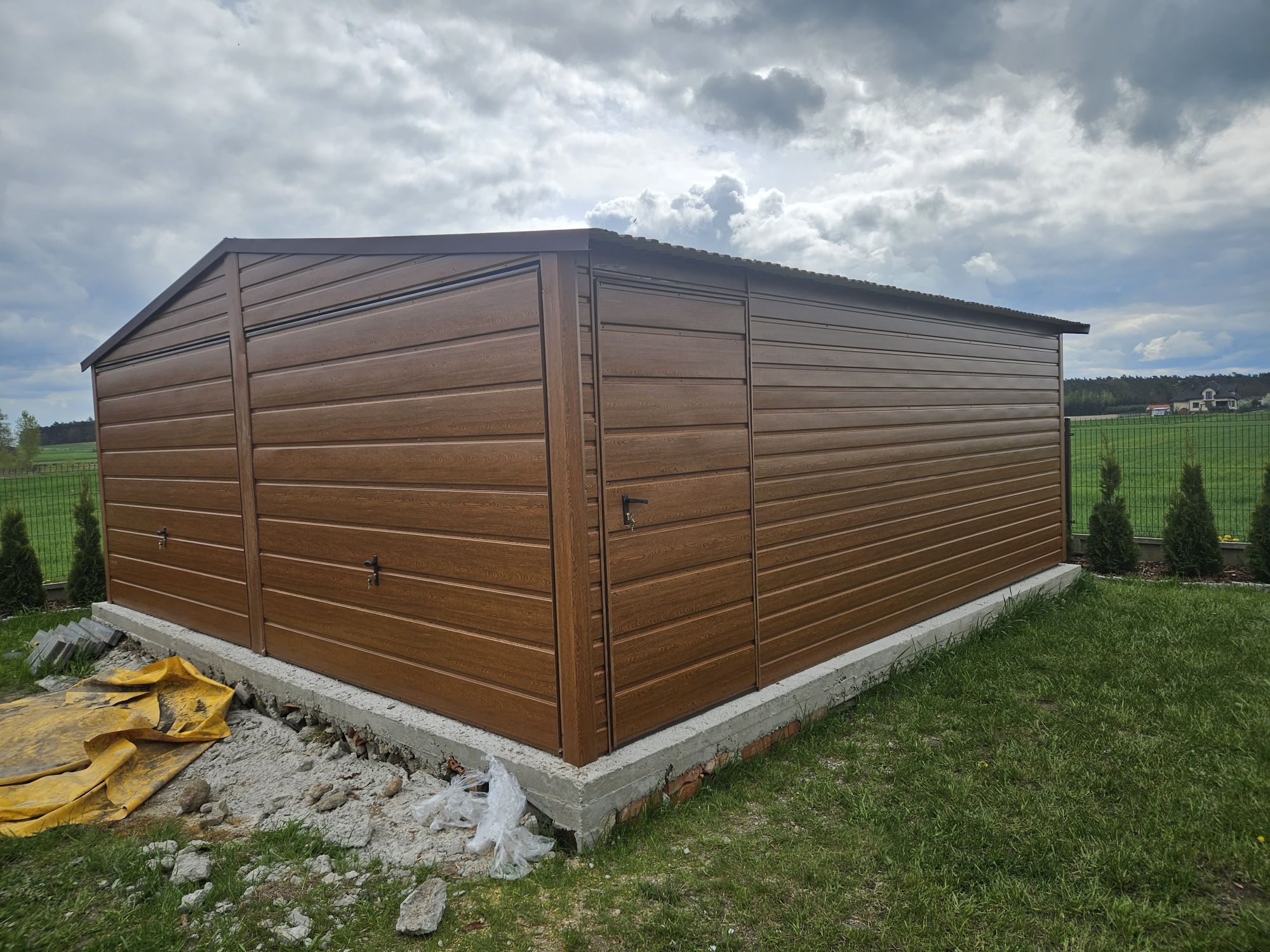 6x6 ŚWI Garaze Blaszane Garaż Blaszany Blaszak Blaszaki Złoty Dąb