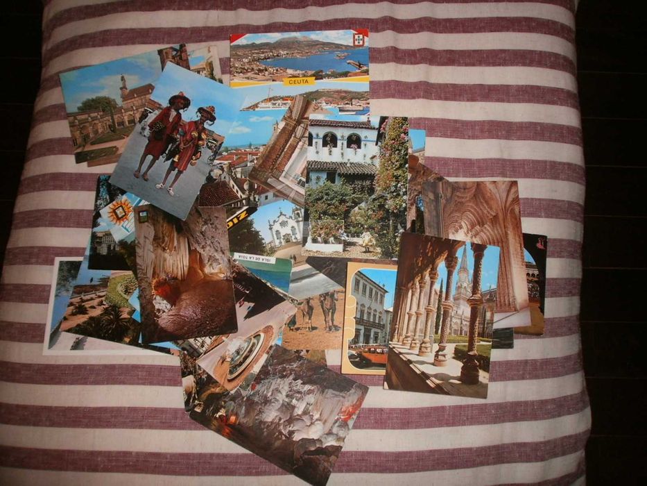 37 cartões postal vintage