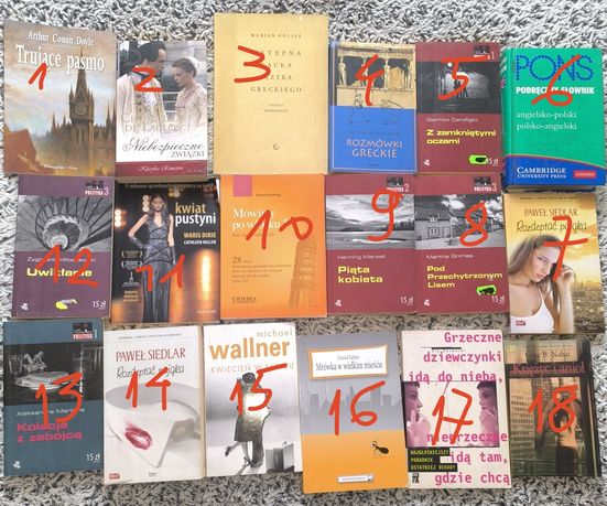 Książki różne używane i nowe