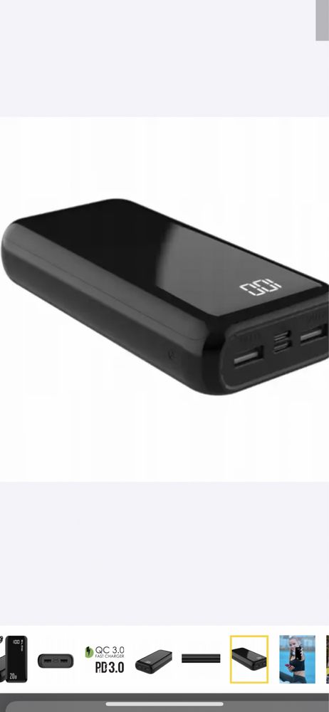 Power Bank Blow 30000mAh 20W 2xUSB USB-C QC 3.0 Че