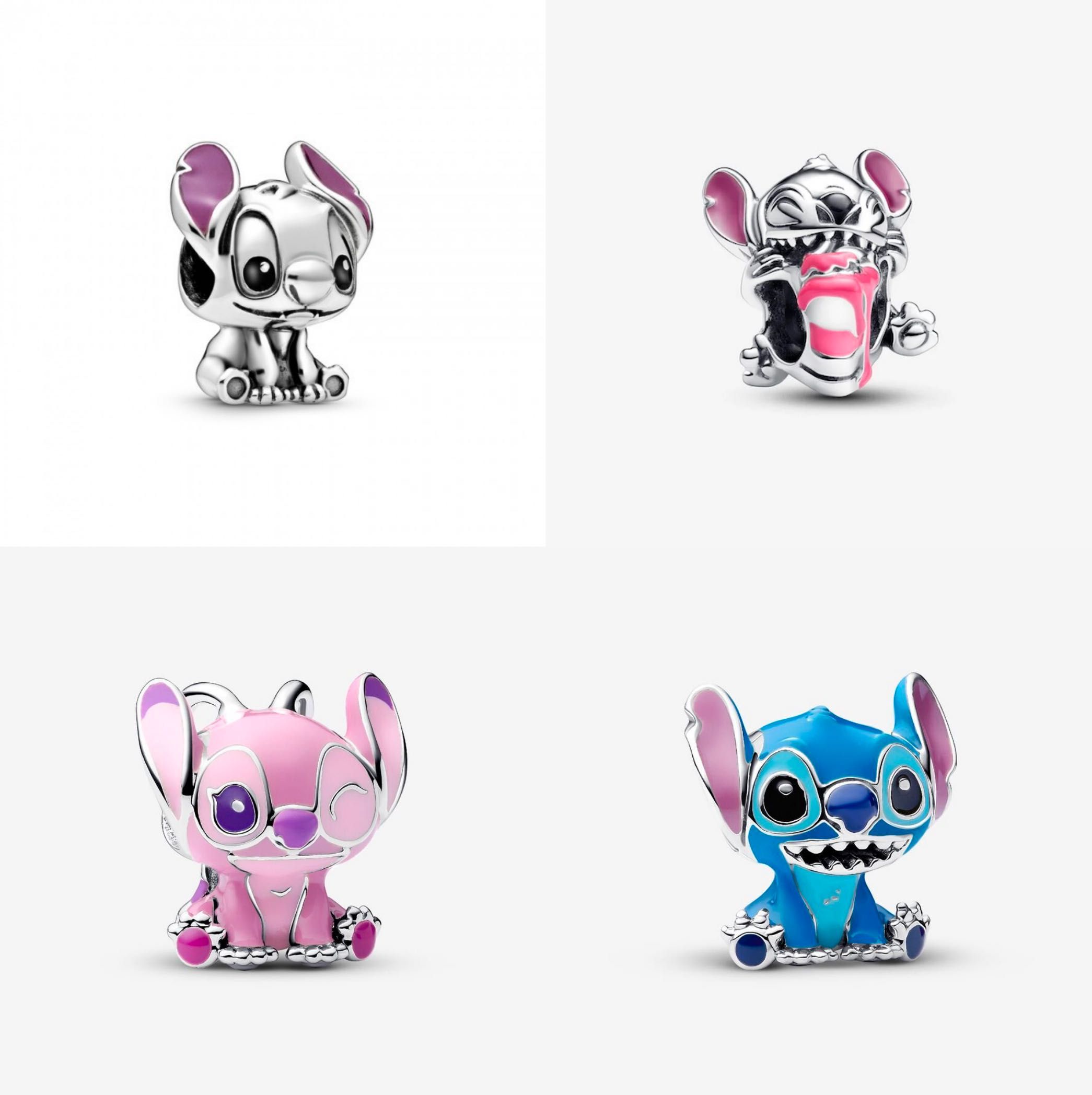 Contas Coleção Angel, Lili & Stitch Disney Pandora em Prata de Lei 925