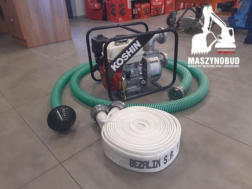 Motopompa pompa KOSHIN SEH50X + węże Bezalin silnik Honda GX120