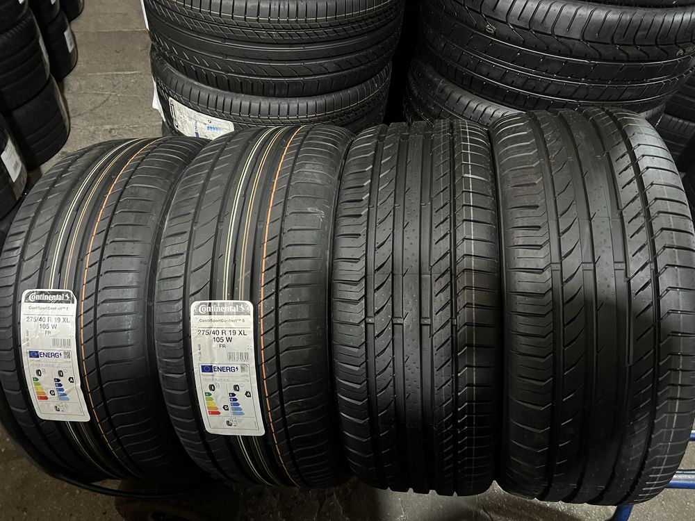 275/40/19+245/45/19 R19 Continental ContiSportContact 5 4шт нові