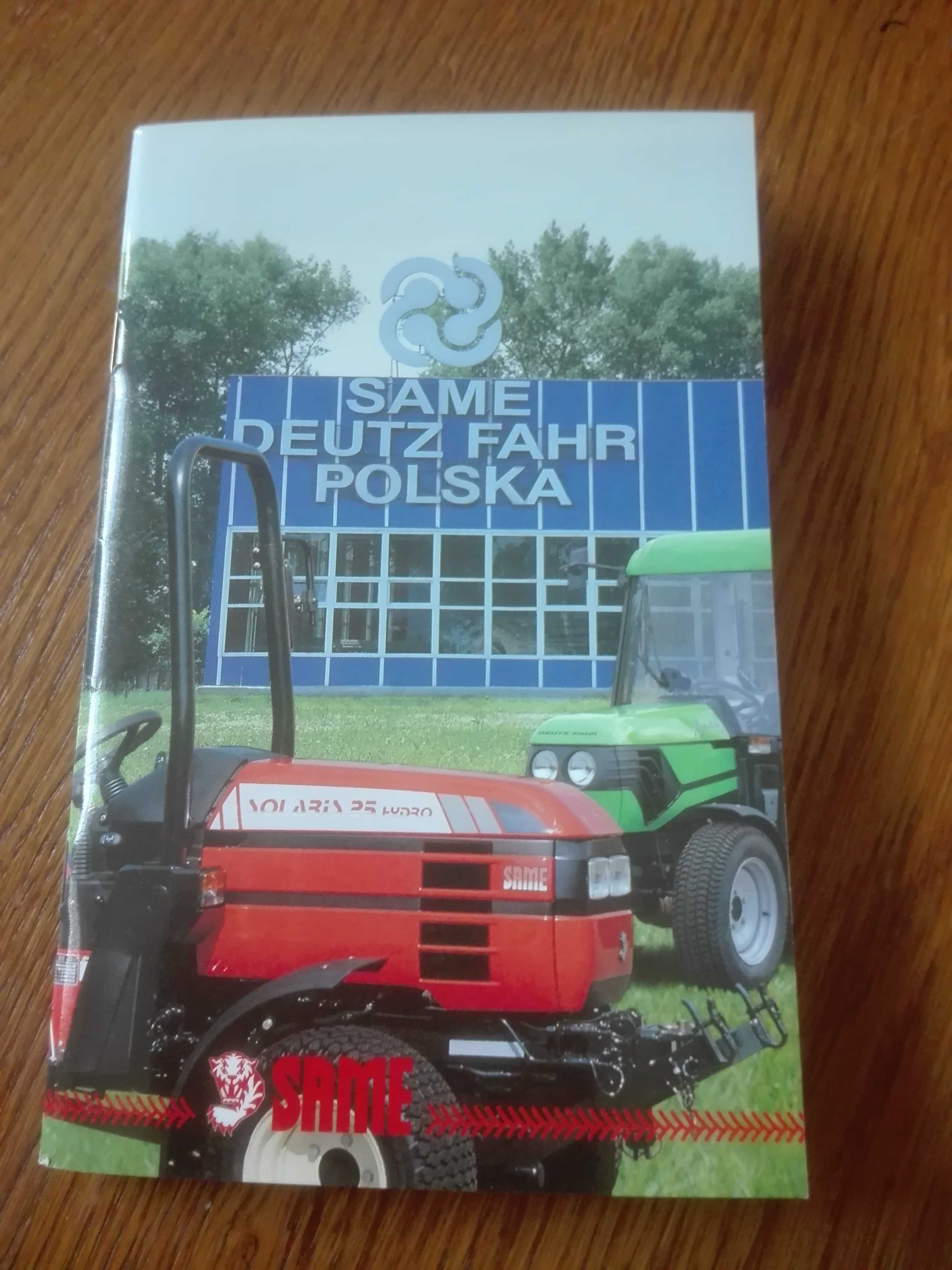 Prospekty ciągników same, deutz-fahr, ferguson, fendt, farmtrac, ursus