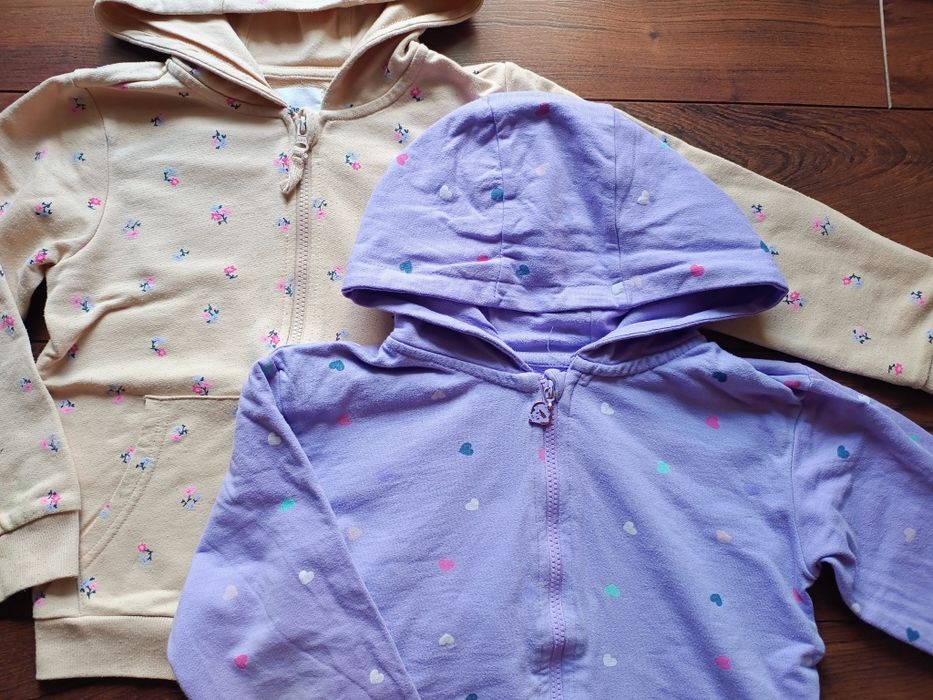 2 Bluzy z kapturem 128