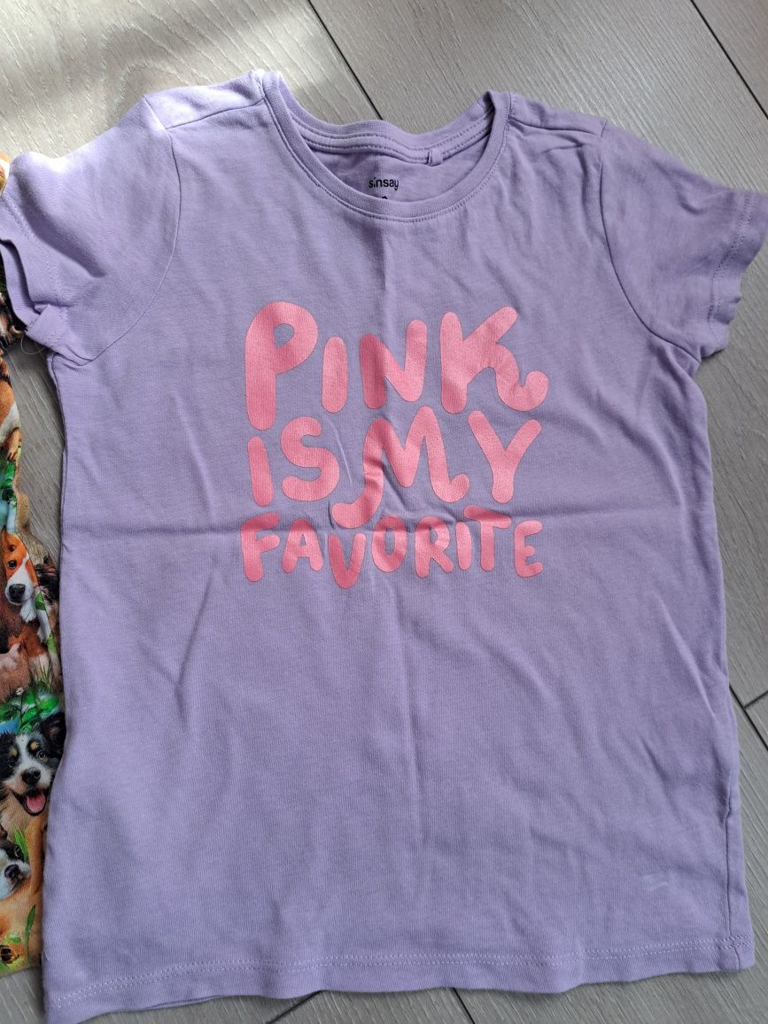 T-shirt koszulka krótki rękaw r.116 Pikachu Pokemon, pieski
