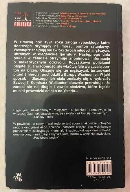 Psy z Rygi, Henning Mankell