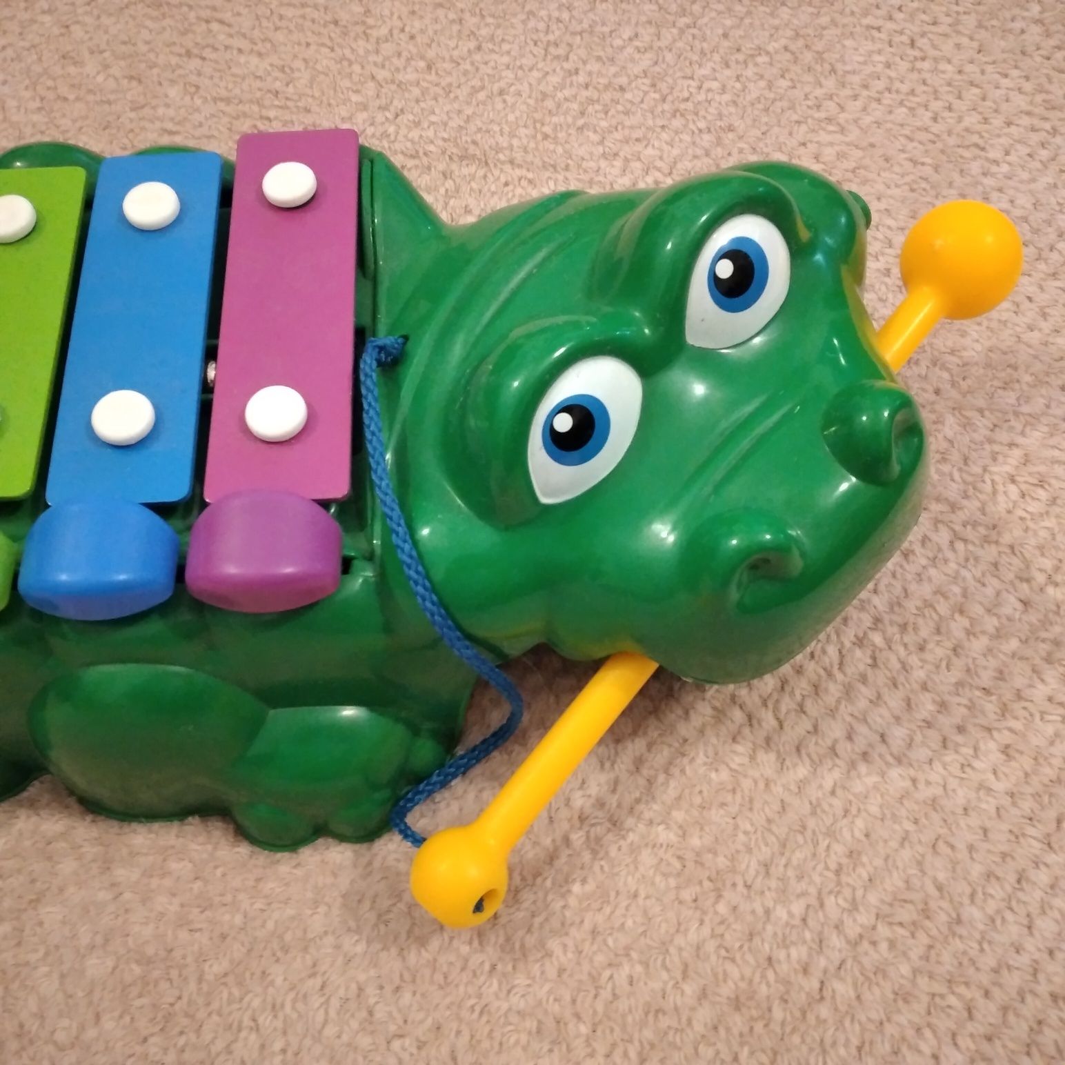 Fisher Price krokodyl cymbałki