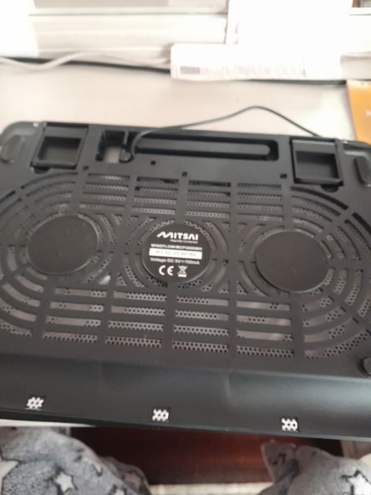 Ventilador, teclado HP com rato sem fios