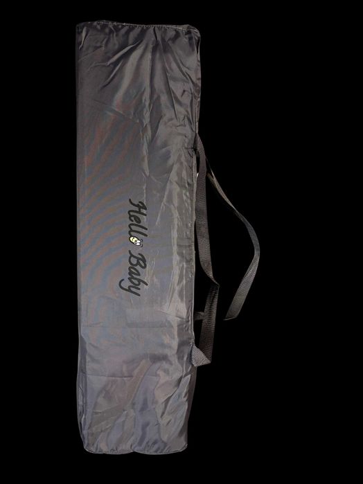 NOWY Kojec Turystyczny / Łóżeczko „Hello Baby” – Różowo-Szare