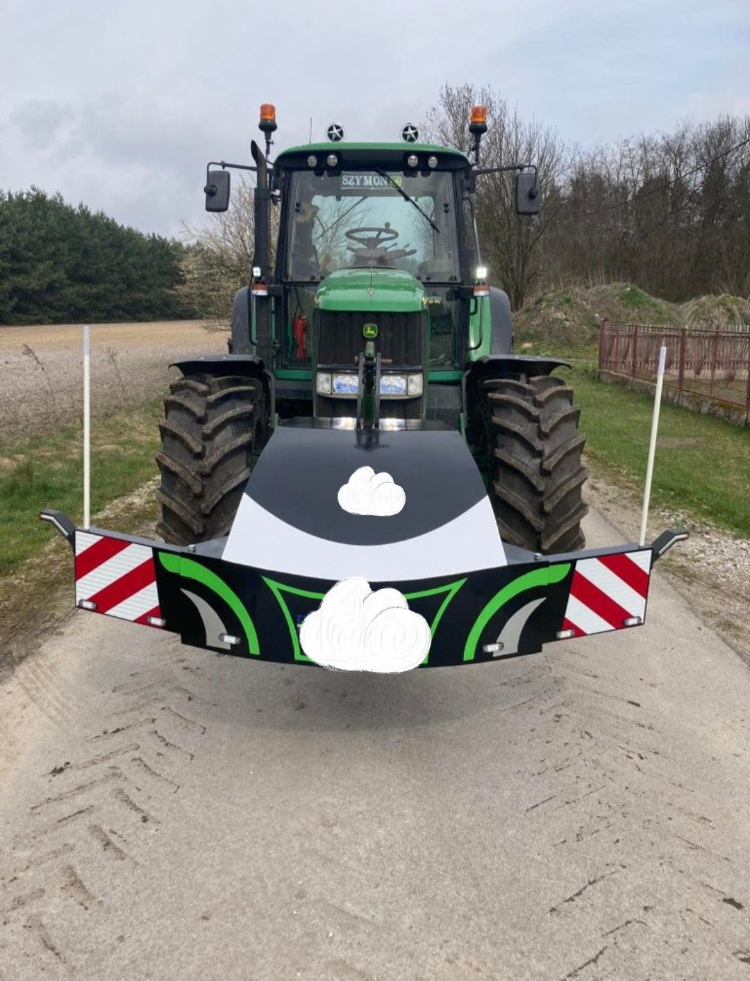 Balast, klocek, obciążnik,zderzak John Deere,Fendt, Claas,Valtra