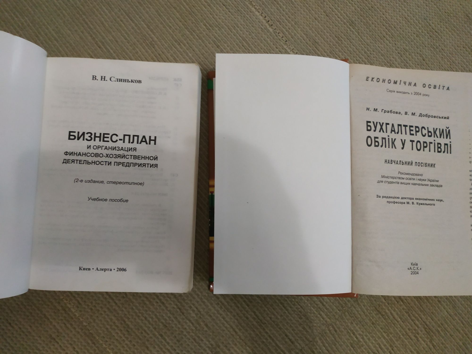 Книги по экономике Бухгалтерський облік Бизнес-план